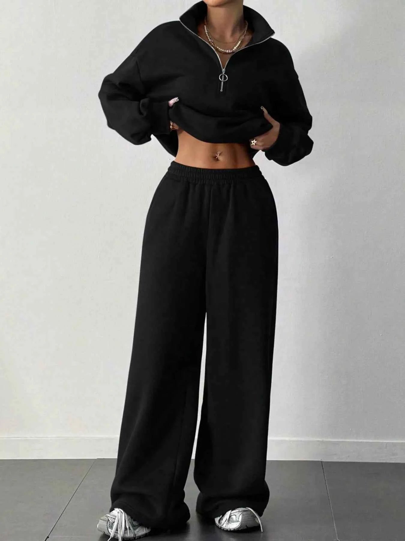 Half-Zip Long Sleeve Sweatshirt and Pants Set c36a57a1-f600-4b60-8a02-ba98cbb69019-Max-Origin