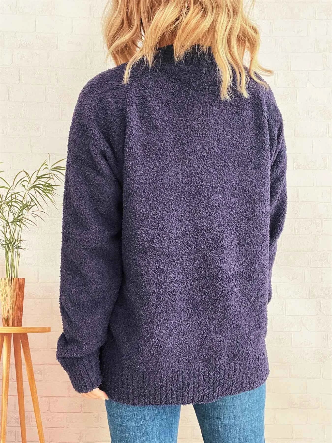 Round Neck Raglan Sleeve Sweater c370fc4211a74480a88f492ef3ba283e-Max-Origin