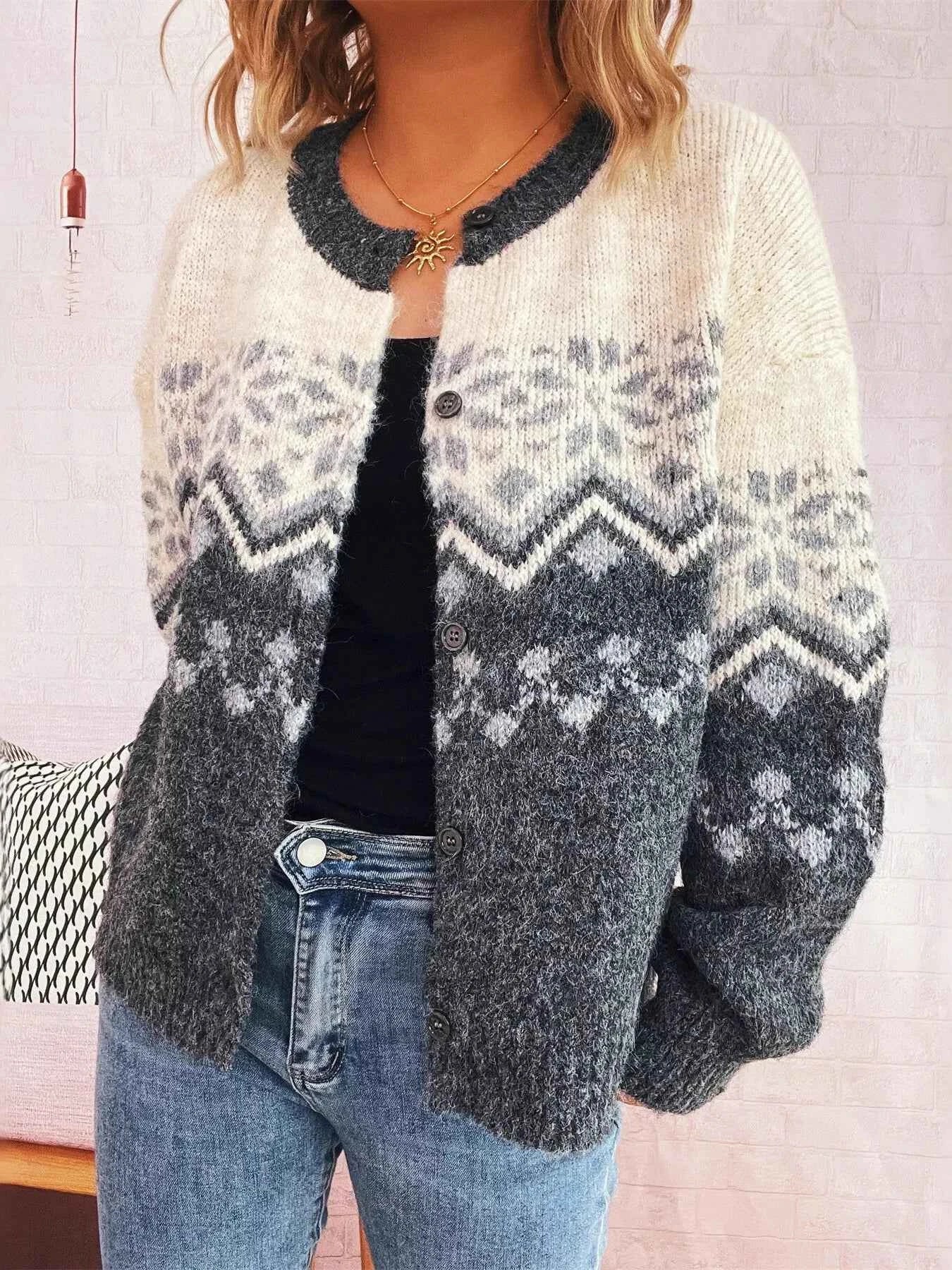 Christmas Button Up Drop Shoulder Cardigan c38f2a7c2ae24329bc2f0800c7b7d0db-Max-Origin