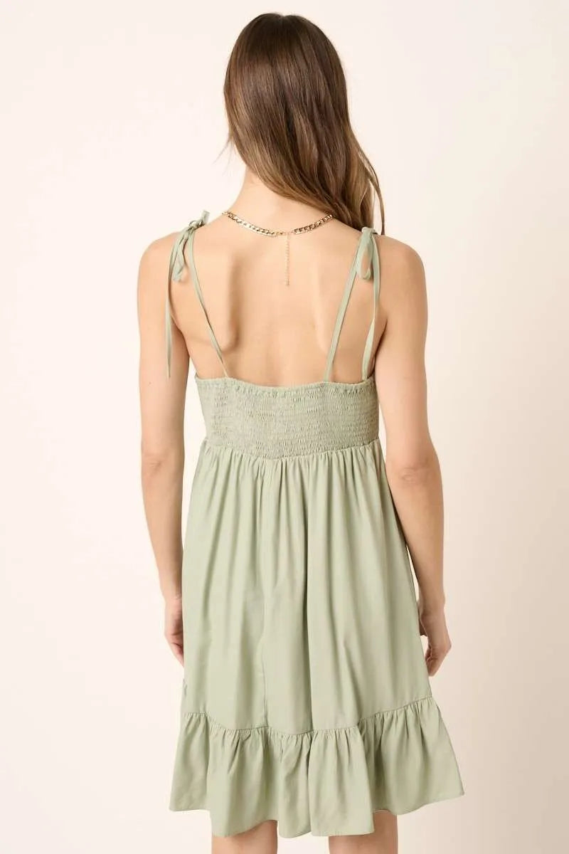 Mittoshop Ruched Detail Spaghetti Tie Mini Dress c3a7af7394fd44448be17993b8da7b91-Max-Origin