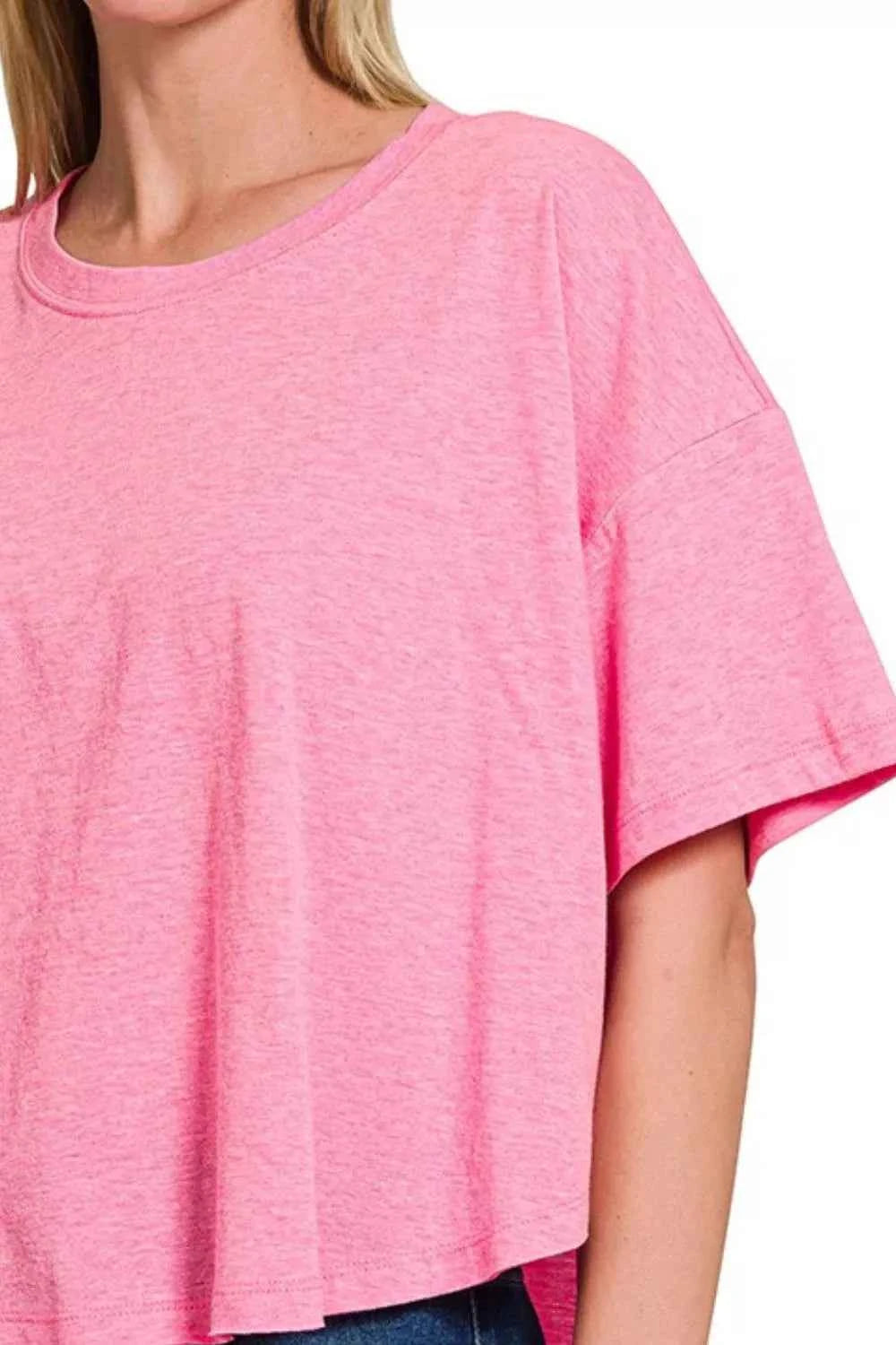 Zenana Cotton Round Neck Short Sleeve T-Shirt c3c7ad68-3ec1-4d0b-b6ca-79d2d651bfaf-Max-Origin