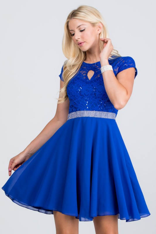 Women’s Lace Fit and Flare Dress – Short Sleeve Cocktail Party Dress c3d14629-a6a6-4327-94e4-c51e9f50a10a_35f6aaf9-744a-4e5e-9f2e-9ffaa29f3352