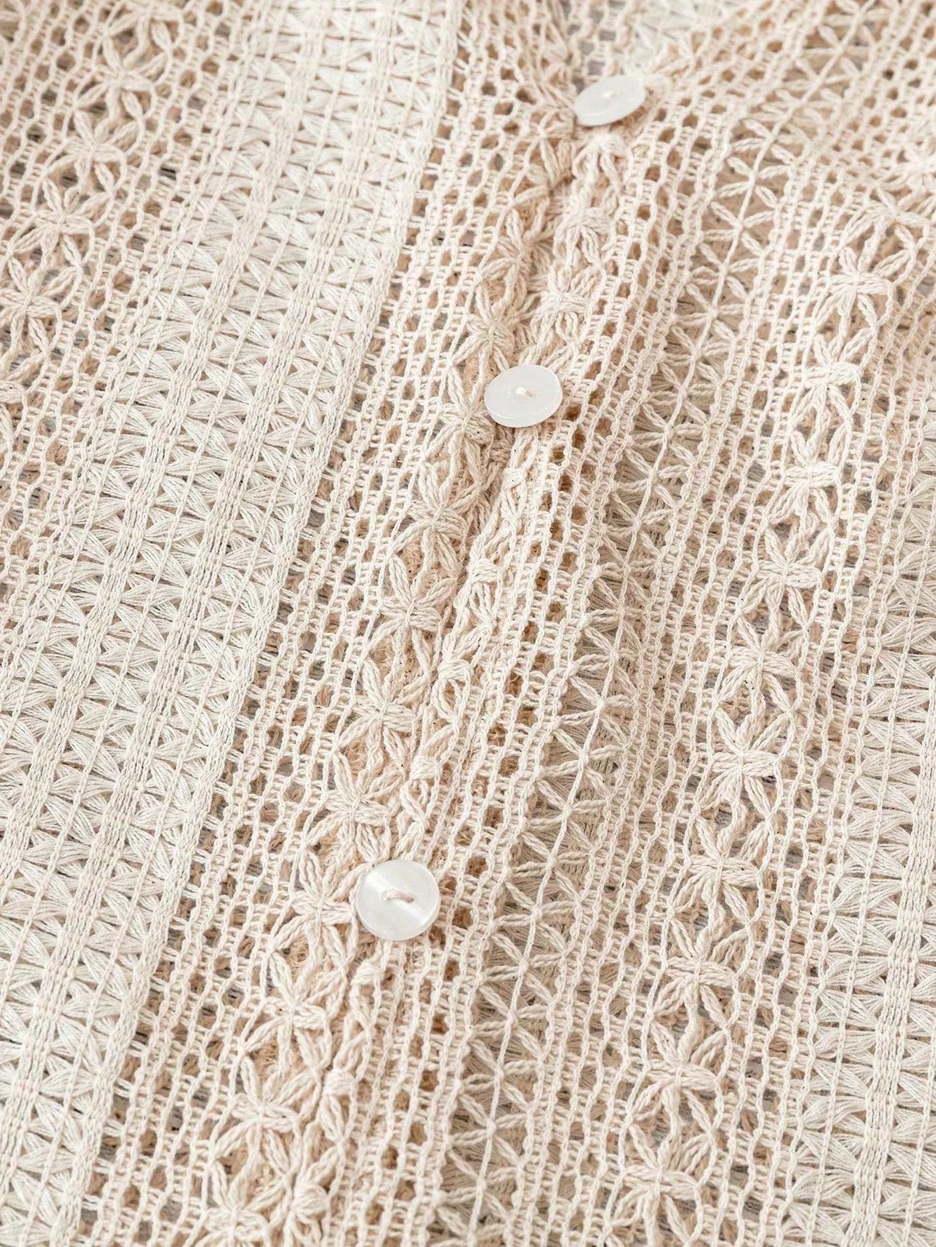 Crochet Notched Button-Front Shirt c3dcaaba-0e15-4bf7-9893-dd736b7ec84a-Max-Origin