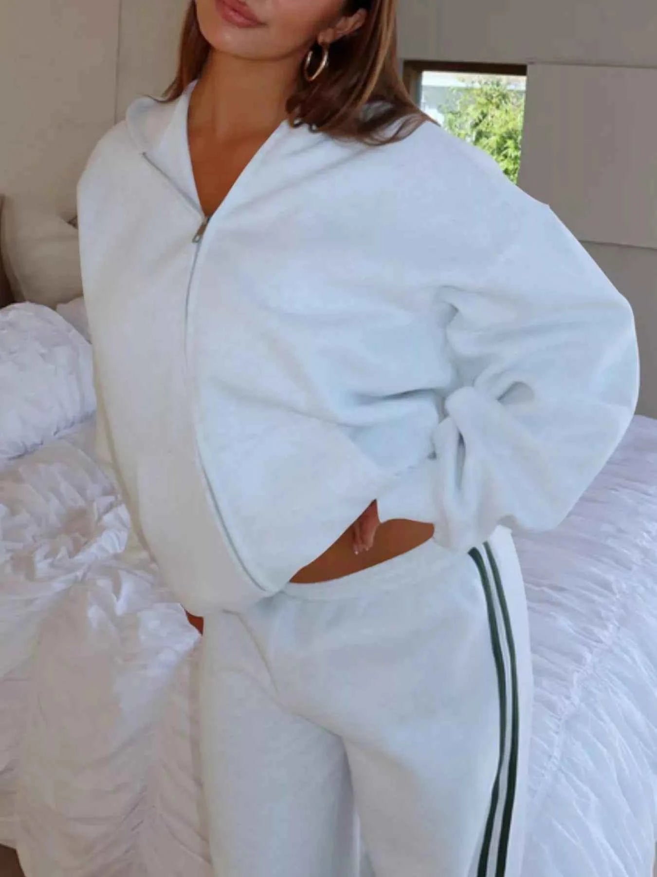 Zip Up Hoodie and Striped Pants Set c3e601c8-eaeb-40c8-9253-9392e1ab45de-Max-Origin