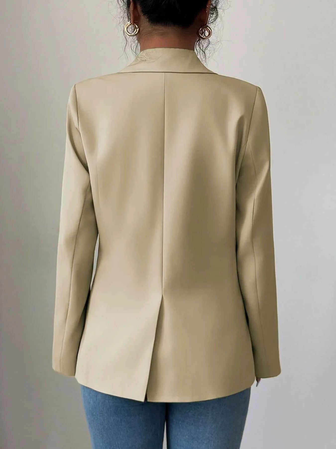 One Button Lapel Collar Blazer c40c699e-39c8-4c56-ae0e-6cc21c02dbd7-Max-Origin