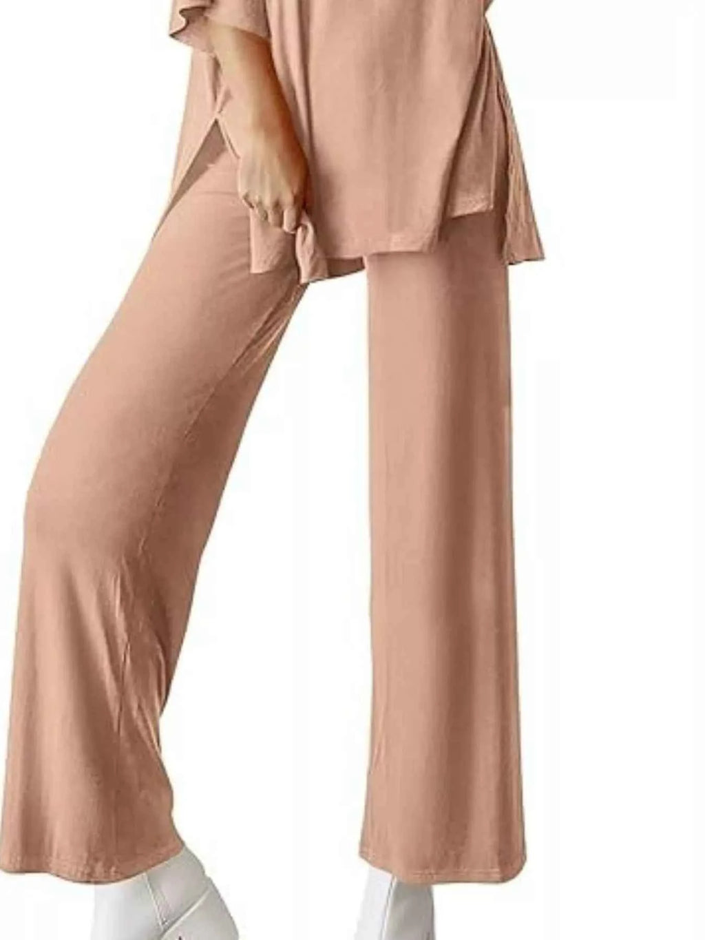 Slit Round Neck Top and Pants Set c416e8e3-4350-472a-84fe-83bee3d069d7-Max-Origin