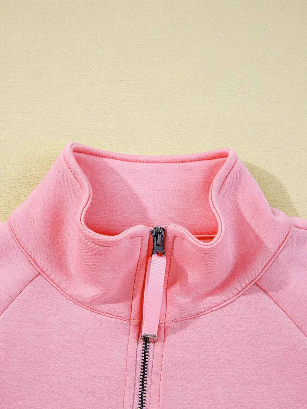 Half Zip Long Sleeve Top and Mini Skirt 2pcs Outfit c4233e22296e4b22bc1f5cccccf1536a-Max-Origin