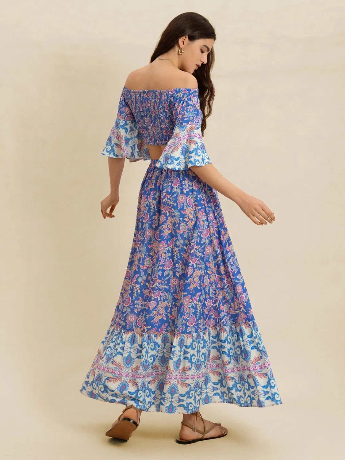 Smocked Off-Shoulder Printed Top and Skirt Set c461b82d-1a38-4978-ae4f-06300221691c-Max-Origin