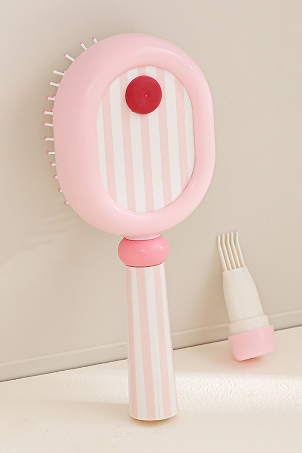 Pink 2 in 1 Round Spherical Air Cushion Detangle Comb c46aa72675f56a3a