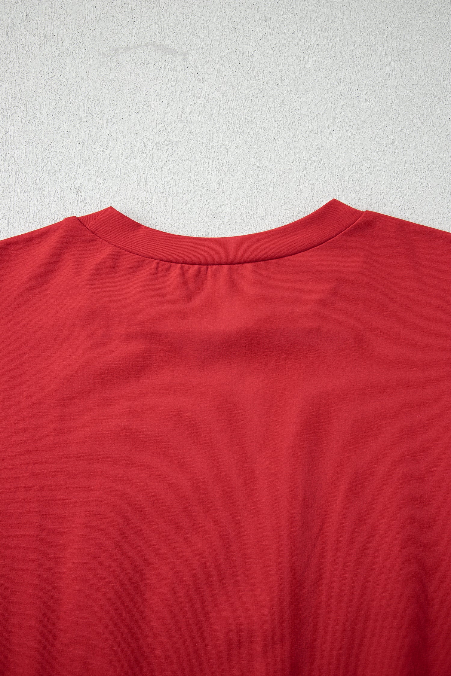 Fiery Red Stars Stripes Short Puff Sleeve Top c46cac56d9b25173