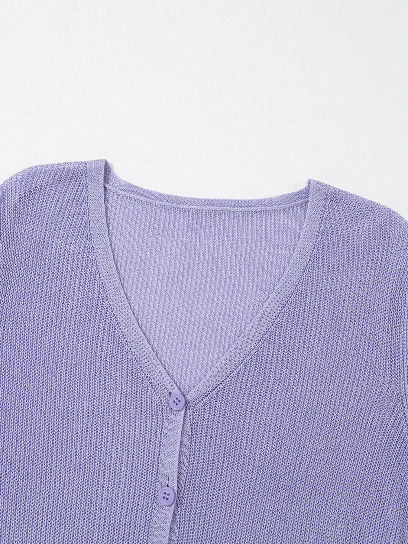 Lightweight V Neck Button Front Bell Sleeve Cardigan c488bb5deaf04f10a9295f235b5d32c9-Max-Origin