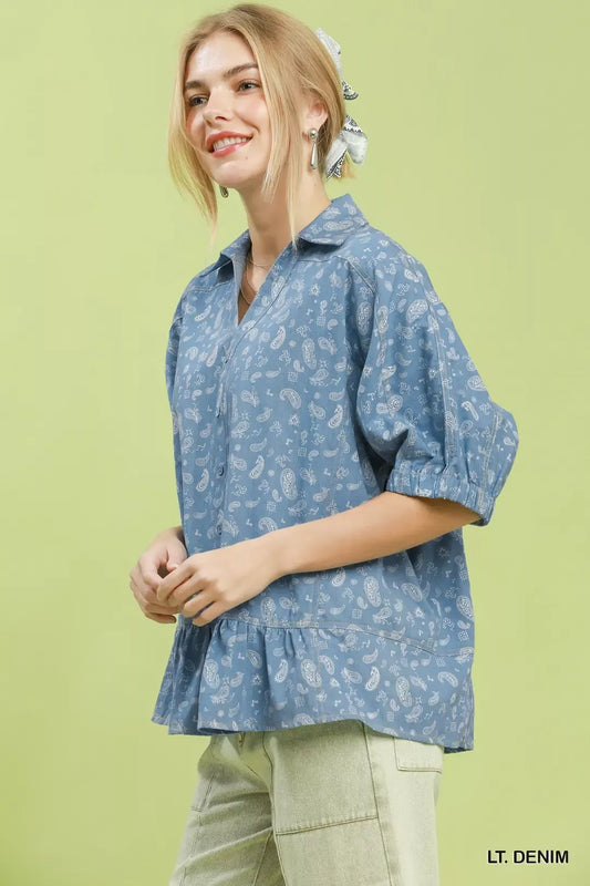 Paisley Print Chambray Top c4d18d86-0c41-42c8-9f2d-776706eee60d-Max-Origin