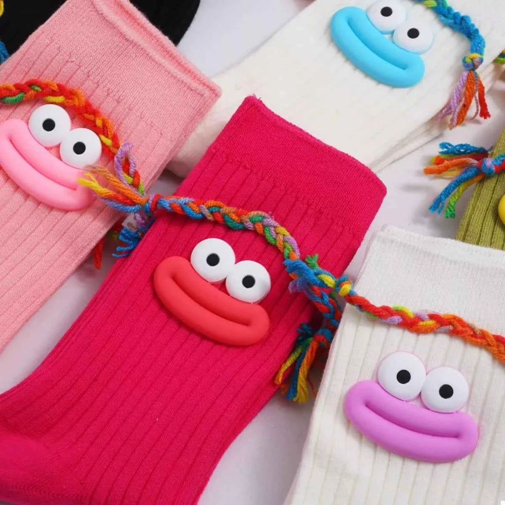 Cartoon Ribbed Knit Crew Socks c4de22bb-097e-48c0-8eb4-41199ed74705-Max-Origin