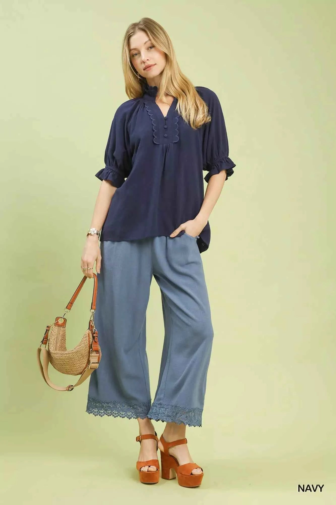Umgee Linen Scalloped Ruffle Neck Blouse c4f150b8-3cad-4cff-b899-178ad94fe9f6-Max-Origin