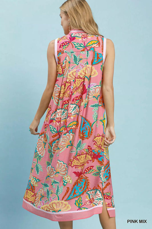 Paisley Floral Sleeveless Midi Dress c5075216-abc4-48e4-b4ad-fb86ff1b864d-Max-Origin