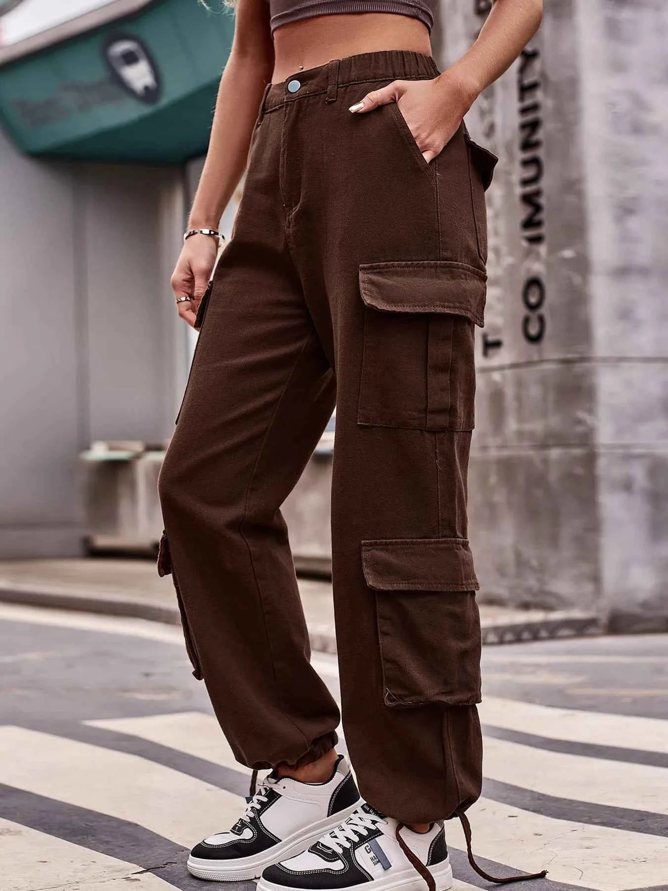 Casual Wide Leg Cargo Jeans c5091ba2656443be82fe6b03e4278976-Max-Origin