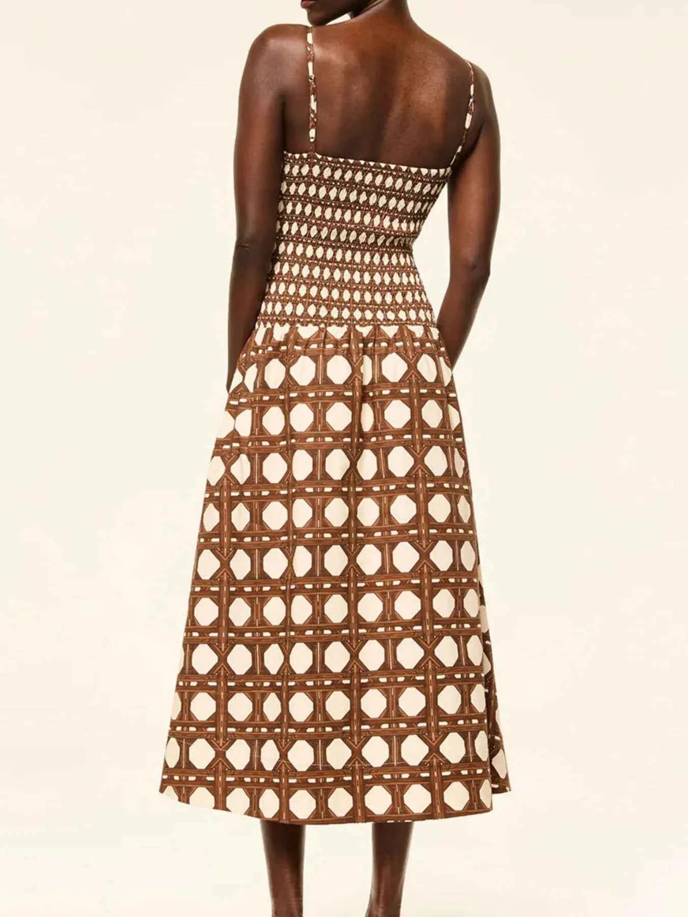 Geometric Pattern Cami Midi Dress c50ea701-15c8-4dcb-961f-099b7b974fa3-Max-Origin