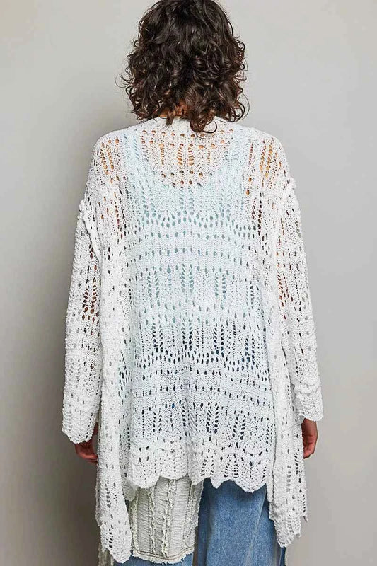 Openwork Lightweight Open Front Cardigan with Scalloped Edge c56f3223-5907-49be-8dc1-fe7d3c7702bb-Max-Origin