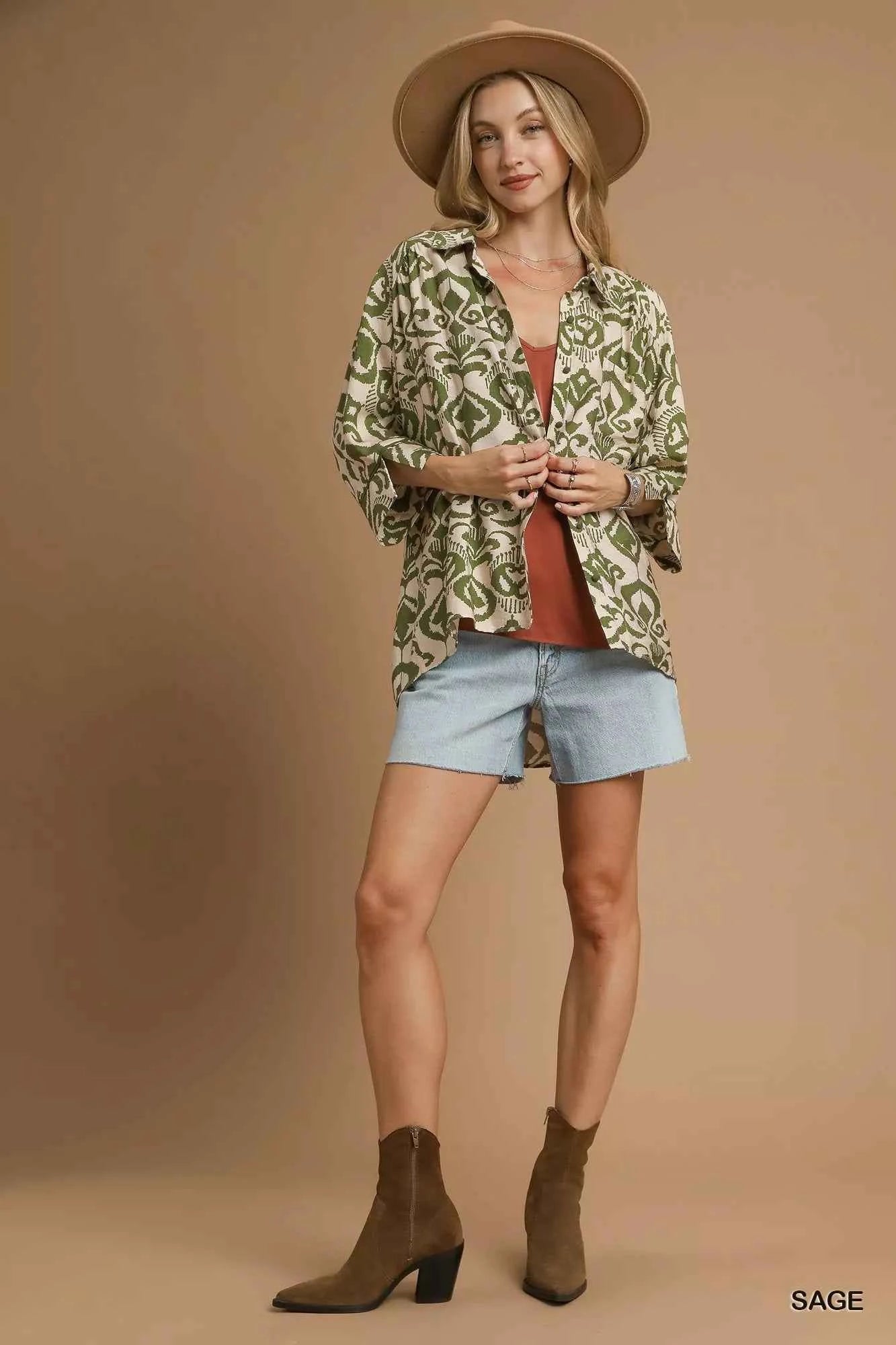 Umgee Abstract Print Button-Up Oversized Shirt c57710ff-1ceb-4abd-8e05-e2e477683dc5-Max-Origin