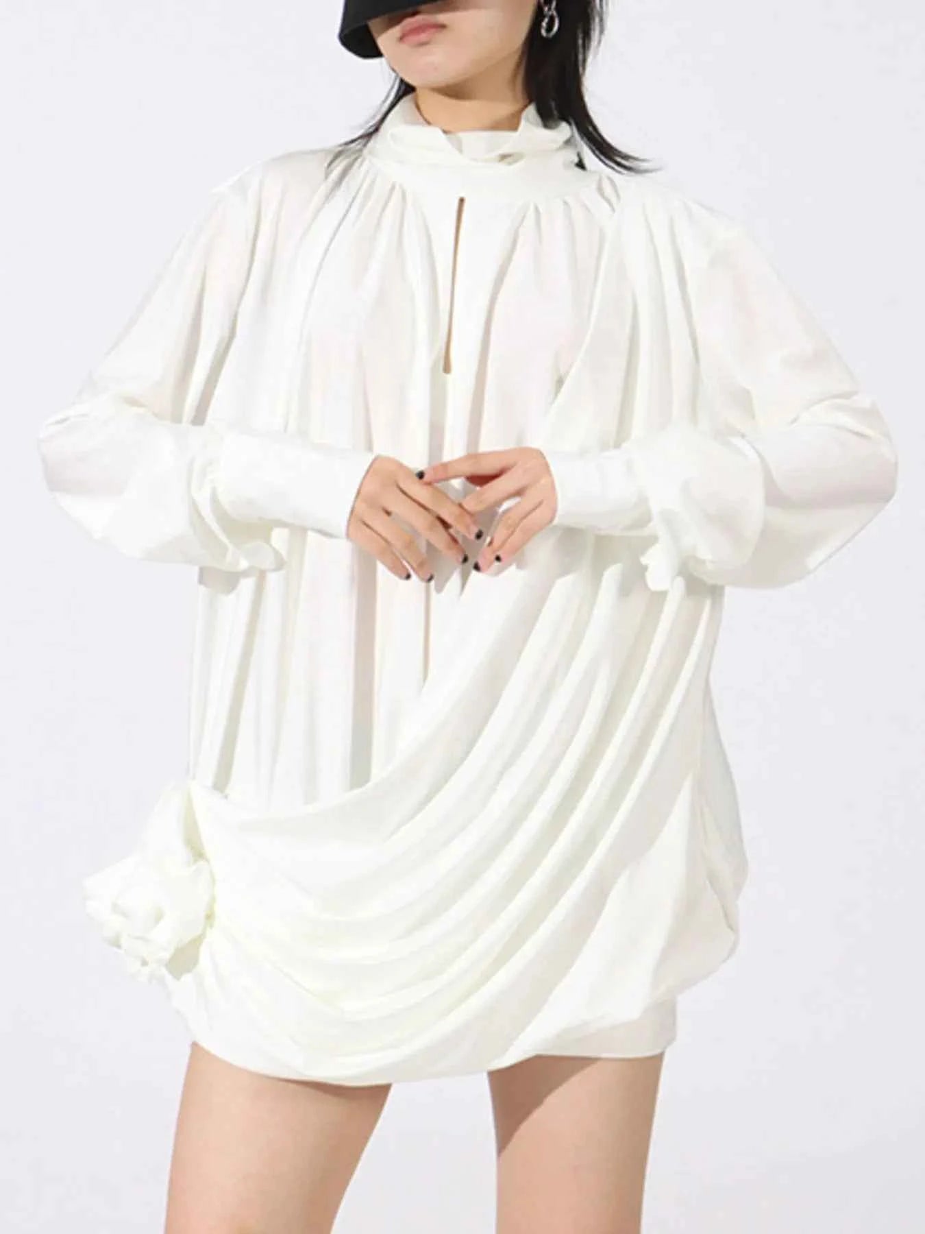 Ruched Long Sleeve Mini Dress c57ad855-61ff-44bf-aa1f-89a8361665a8-Max-Origin