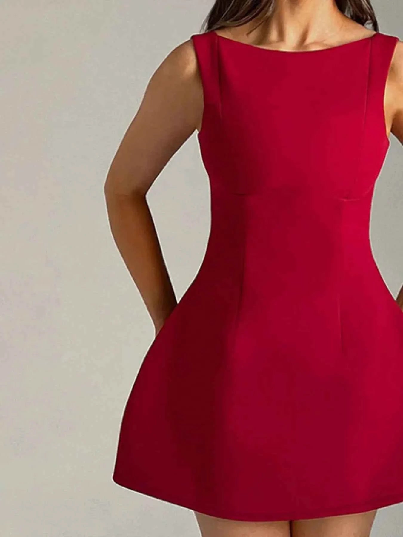 Round Neck Sleeveless Mini Dress c57e7551-a1d6-45e0-a48f-f1eb212990b1-Max-Origin