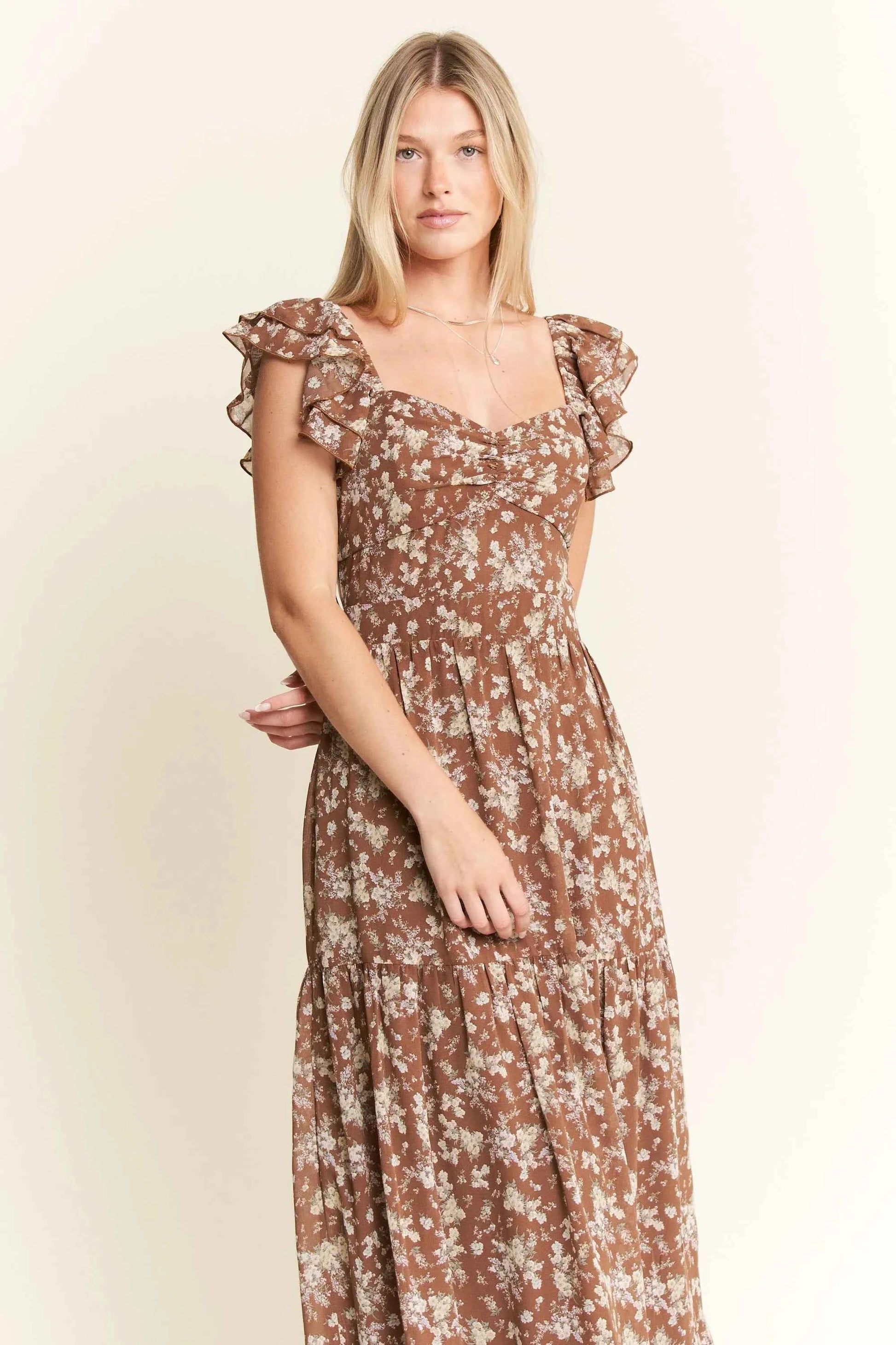 Jade By Jane Ruffle Sleeve Tiered Maxi Dress c58ea14bba5b474198cb3bdf2e63d5d7-Max-Origin