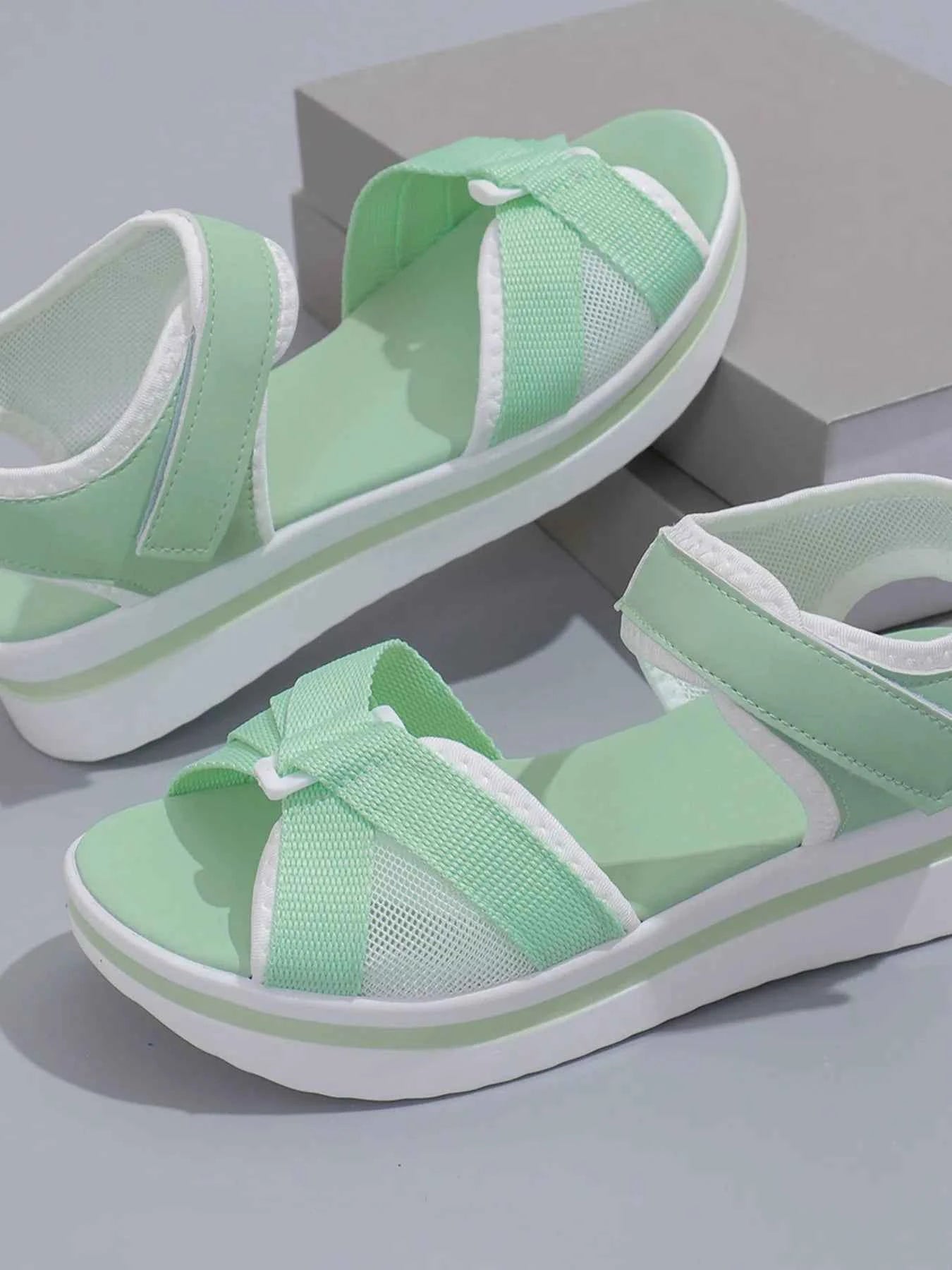 Platform Wedge Sandals with Ankle Strap c5930c35ded44bfc941f58f2394a26e2-Max-Origin