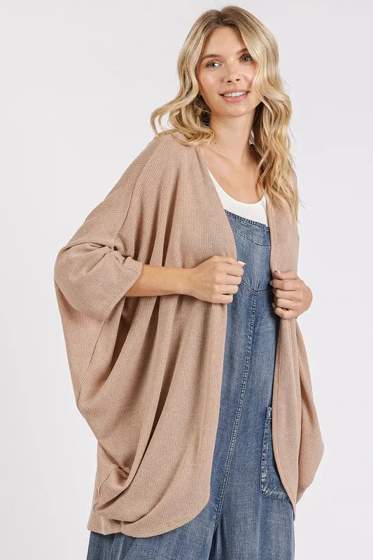 Mittoshop Open Front Batwing Sleeve Cardigan c5e88162-85d1-4bca-838e-205b9bbd6de3-Max