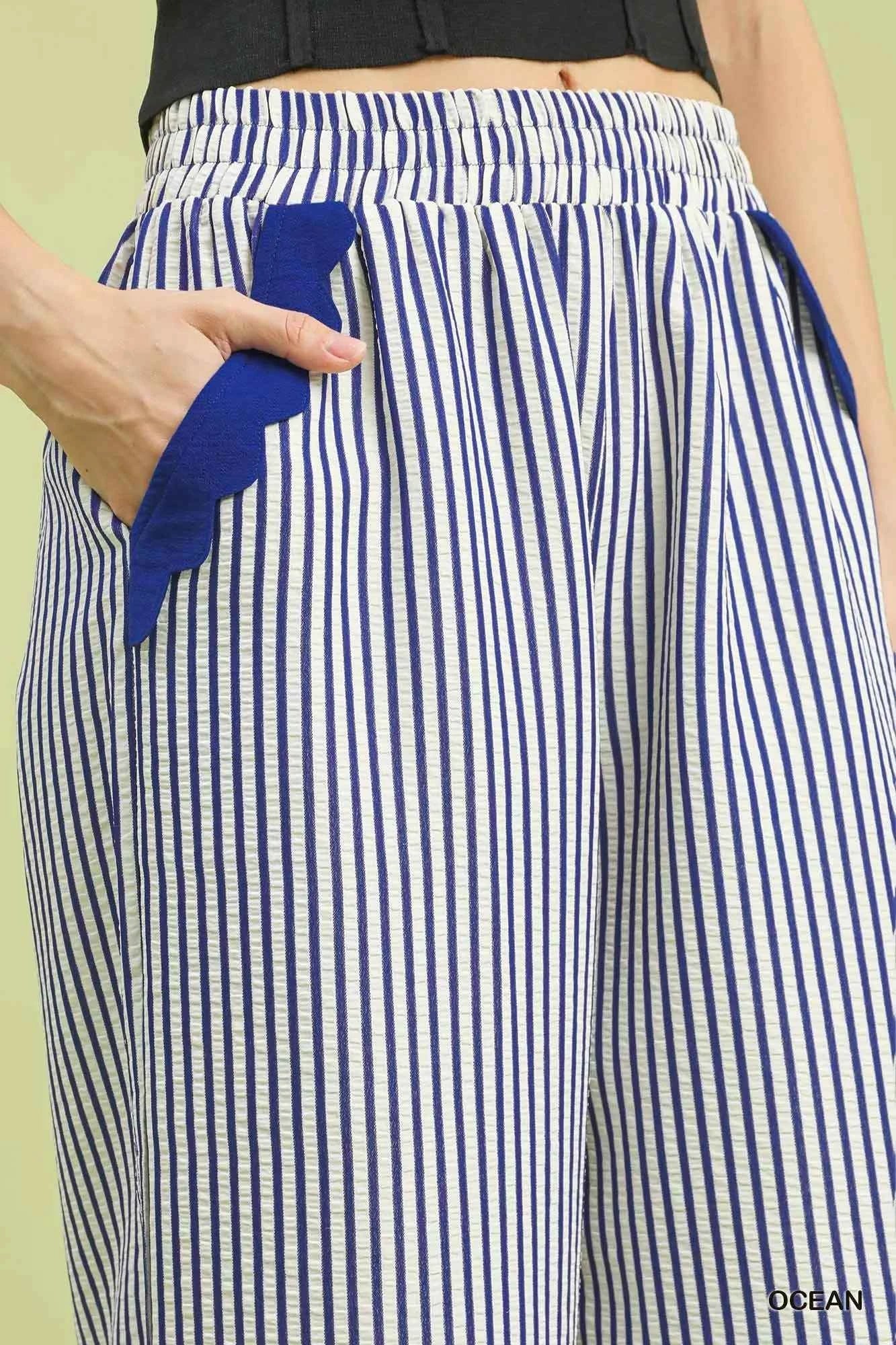 Umgee Stripe Scallop Hem Wide Leg Pants c60748c3-0fa4-4e79-baf3-1829cff5e9b7-Max-Origin