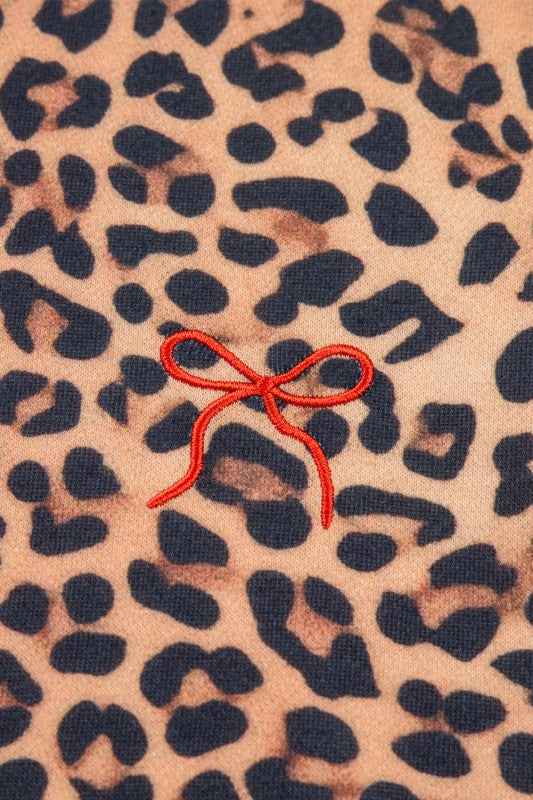 Leopard Bow Embroidered Pullover and Pants Set c615d492-8bd7-4742-9fd1-1493739c6de3