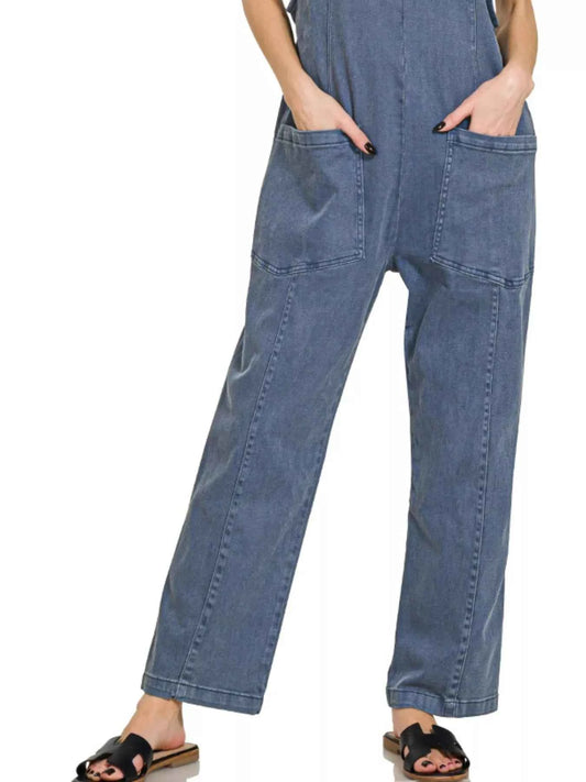 Casual Adjustable Strap Baggy Jumpsuit With Pocket c631d6e8-99bc-48f6-a0db-9158de18ea2f-Max-Origin
