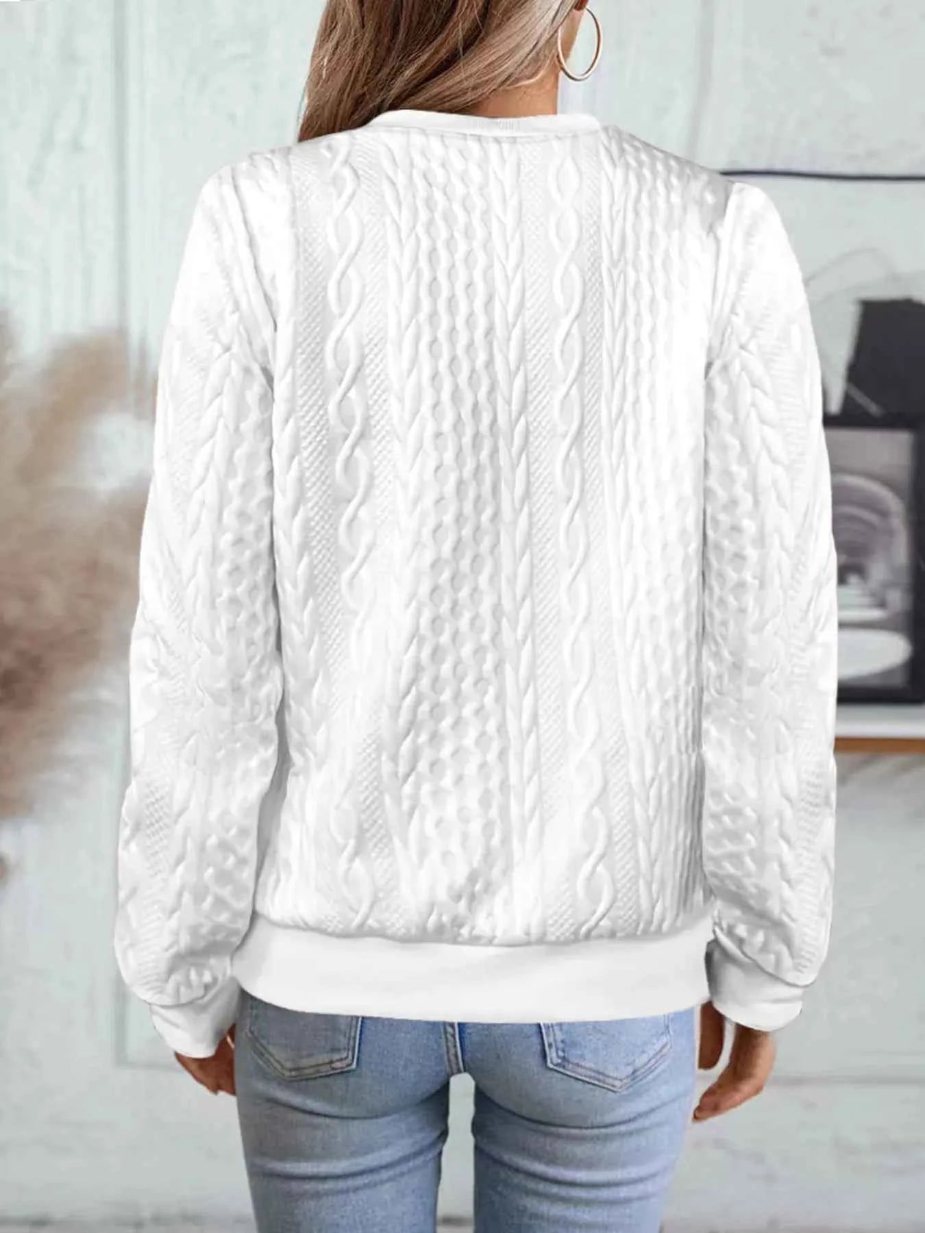 Texture Zip Up Long Sleeve Jacket c6363966793f49baaaf8a11709d42cb5-Max-Origin