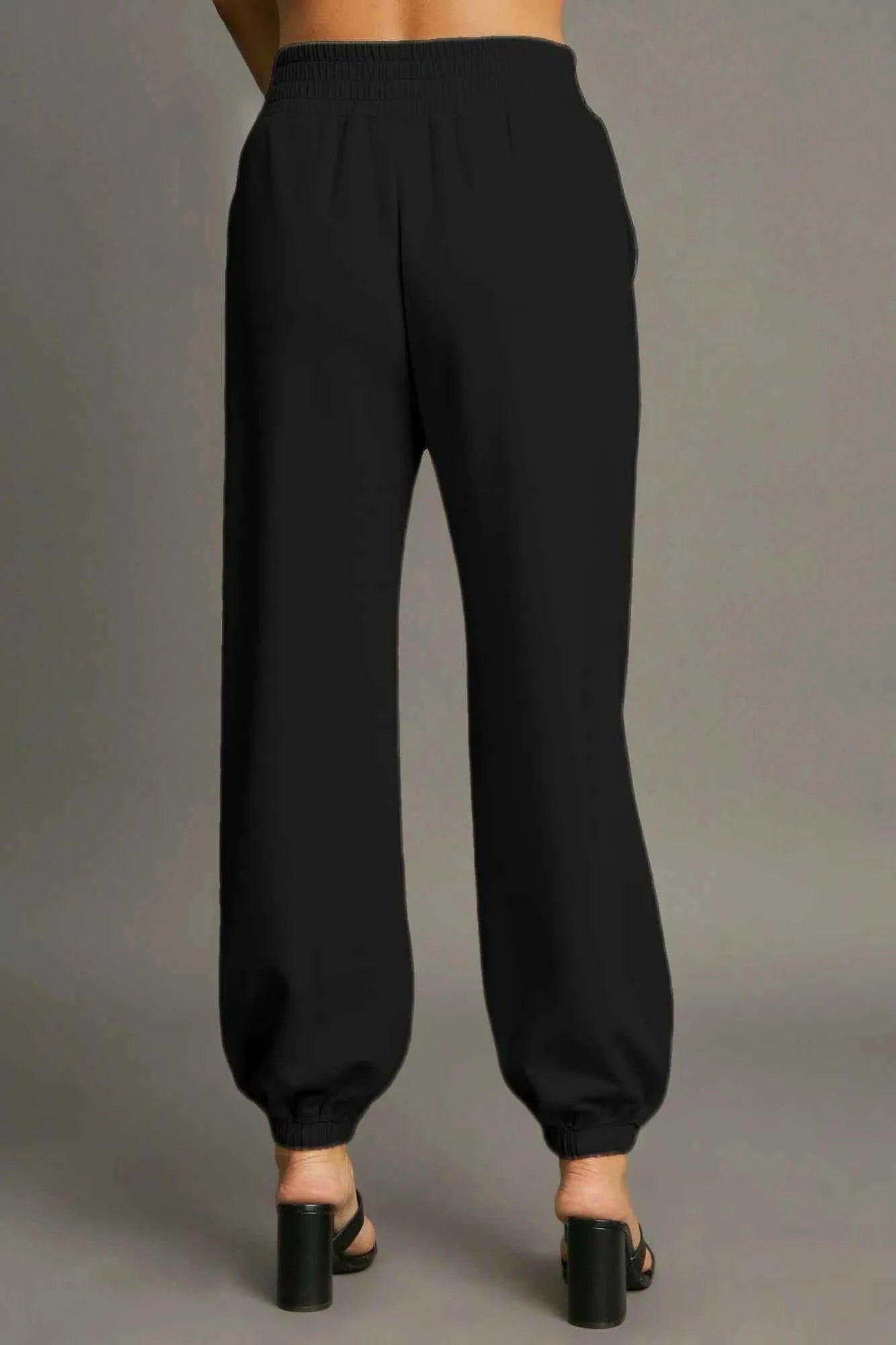 Umgee Drawstring Jogger Pants with Front Seam Detail c63d4c5c-e50c-4d87-a6c5-61f518e30853-Max-Origin