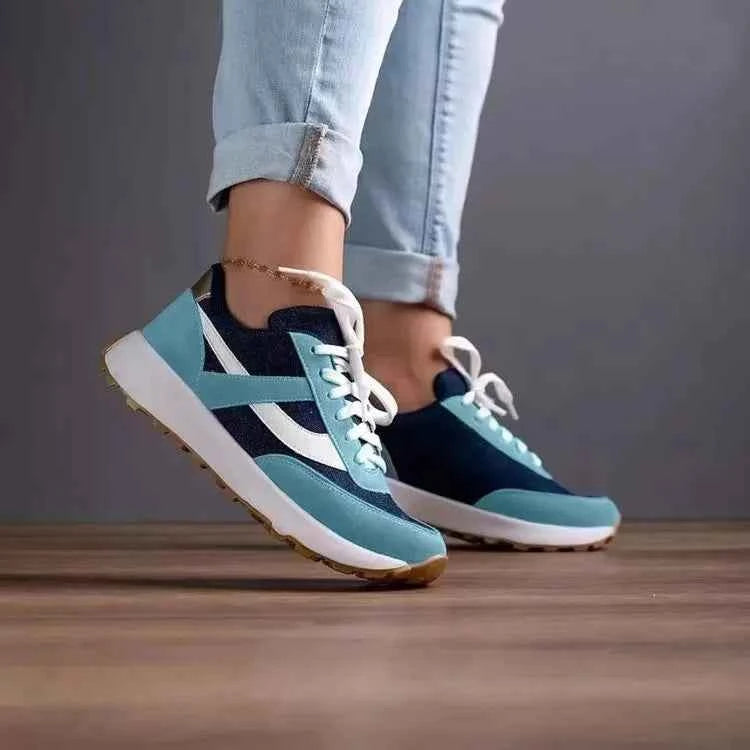 Mesh Contrast Round Toe Sneakers c6632d25-91ee-4f9d-a752-8f711c57b696-Max