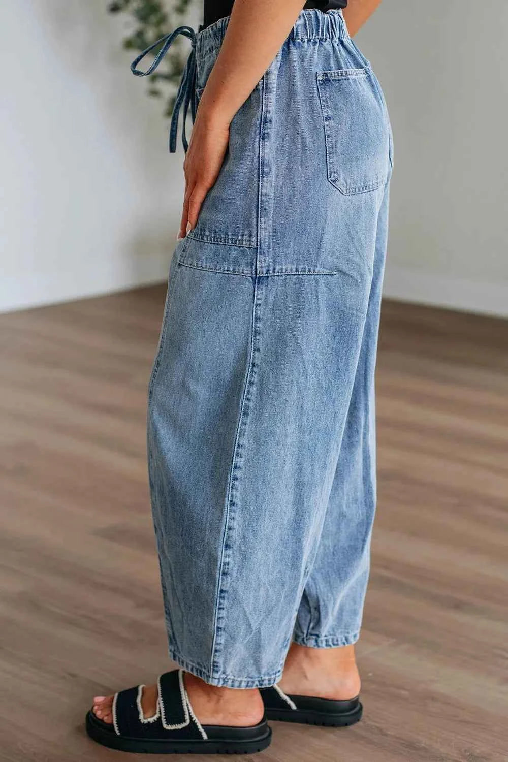 Wide Leg Drawstring Jeans c66a1c3c-f626-42a1-853a-354fdc0e2d67-Max-Origin