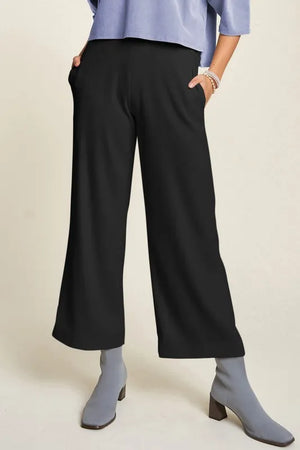 Wide Leg Mid-Rise Pants Black c6ac5e2e-682c-408d-9b48-c198d8556710-Max