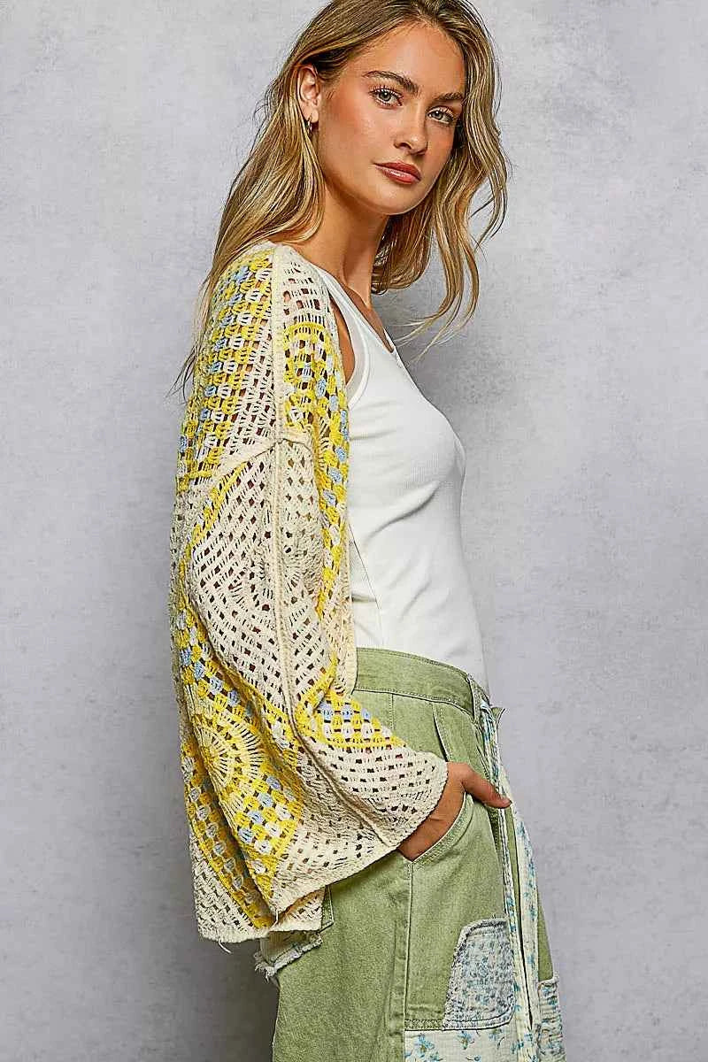 POL Open Front Crochet Cardigan with Granny Square Pattern c6c20128-5edd-4103-9e4a-a42a3aef71f3-Max-Origin