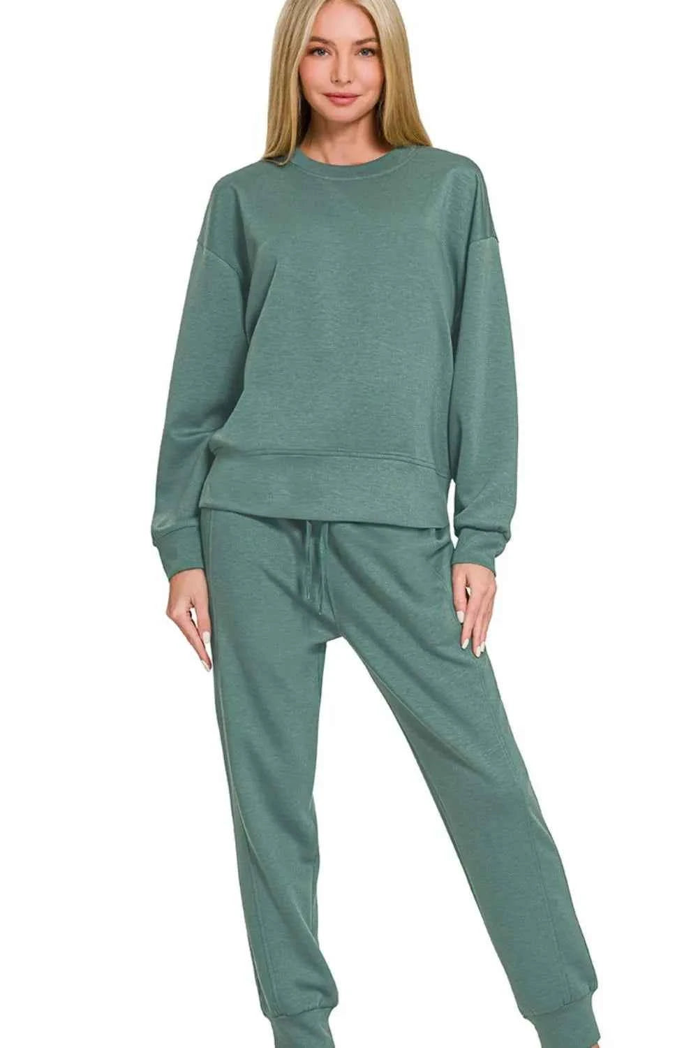 Zenana Scuba Crewneck Pullover & Joggers 2 Pieces Set ASH JADE c6f2e7d3-4b34-4c51-b9bf-83047f5a90ab-Max-Origin