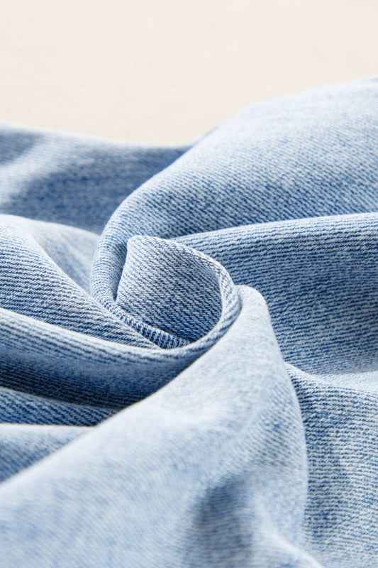 Saige Wash Distressed Straight Jeans c74c4b2b-c61f-4248-a4ad-e554a7a6b854