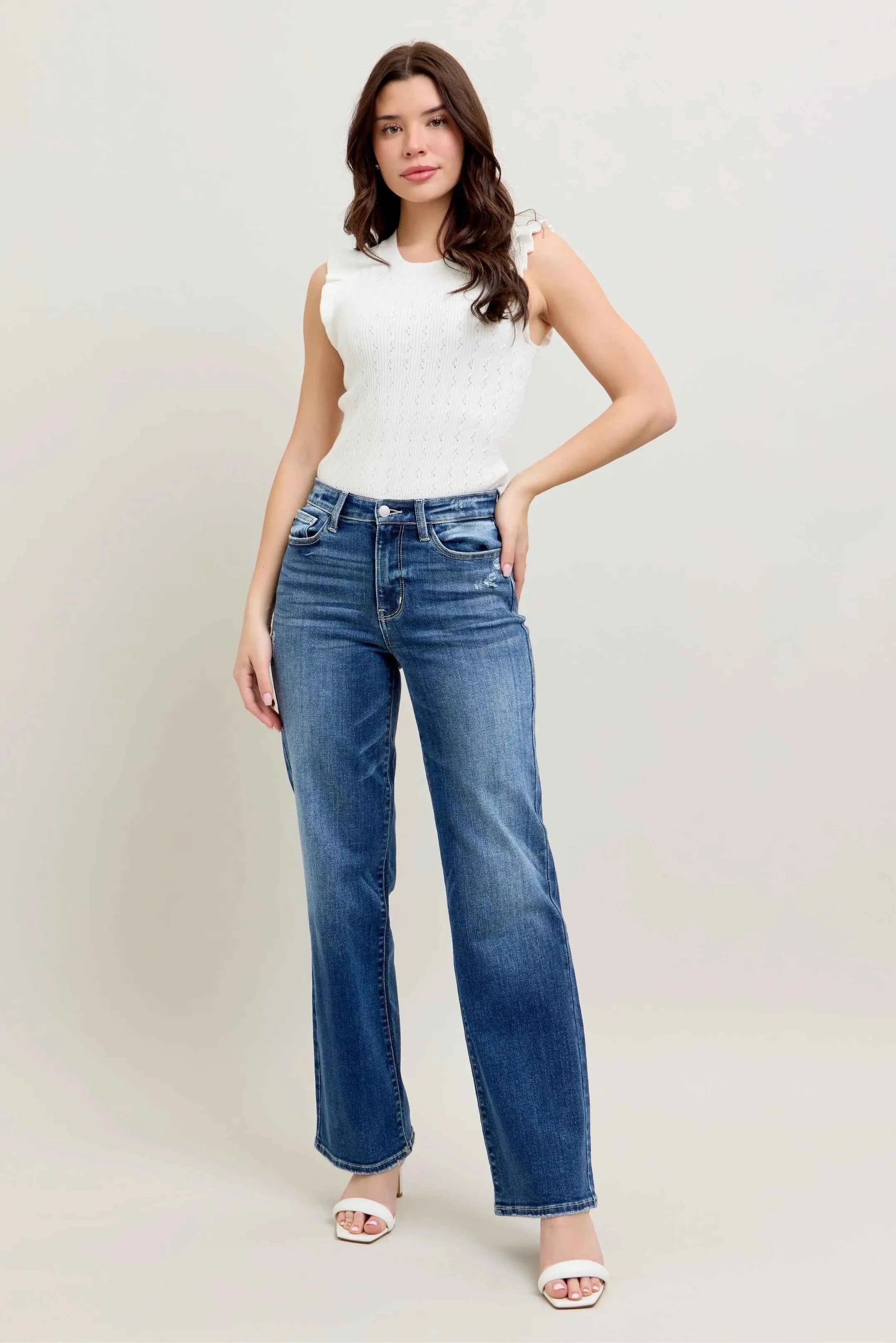 Judy Blue Full Size High Waist 90's Straight Leg Jeans Plus Size c755b476d65a491b8bb5e05475205fe0-Max-Origin