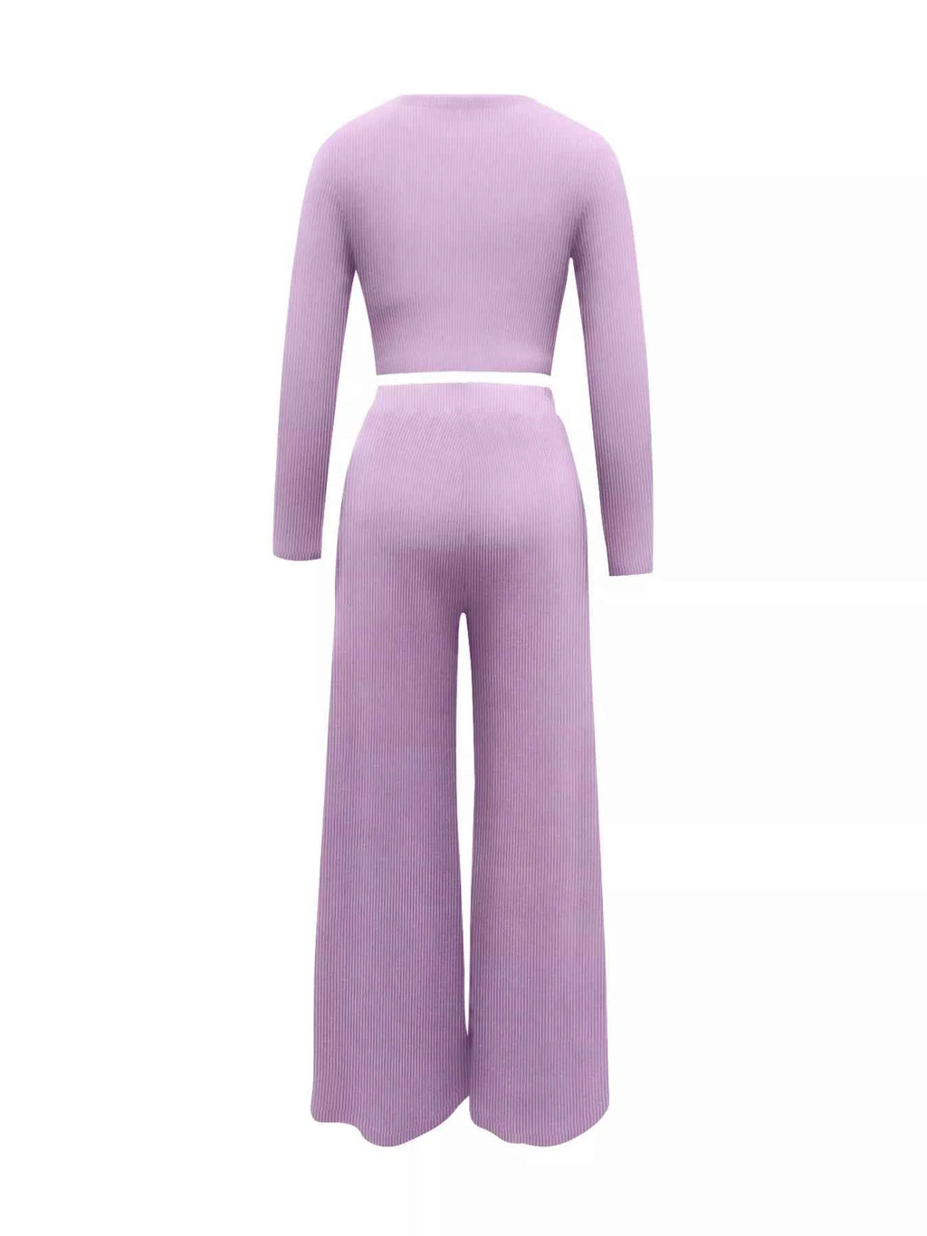 Casual Long Sleeve Crop Top and Wide Leg Pants Set c779a015a8a8472ea2e6a8767ac8afbb-Max-Origin