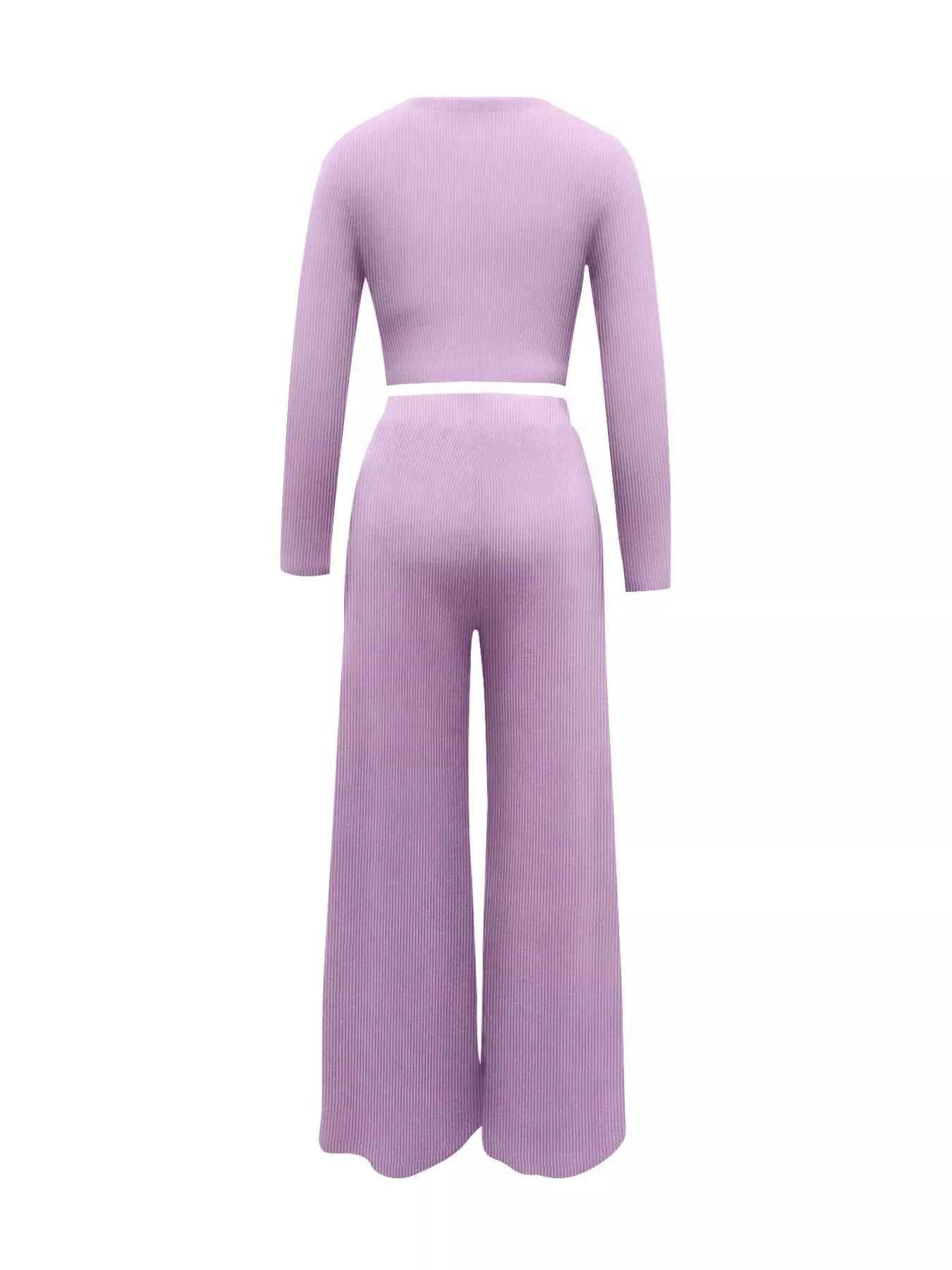 Casual Long Sleeve Crop Top and Wide Leg Pants Set c779a015a8a8472ea2e6a8767ac8afbb-Max-Origin