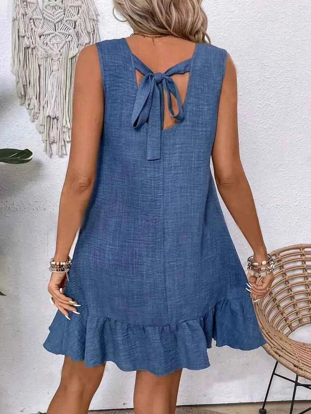 Ruffled Hem Round Neck Sleeveless Dress c79adf3c-9836-459c-94c3-06ffa5e0a5f5-Max-Origin