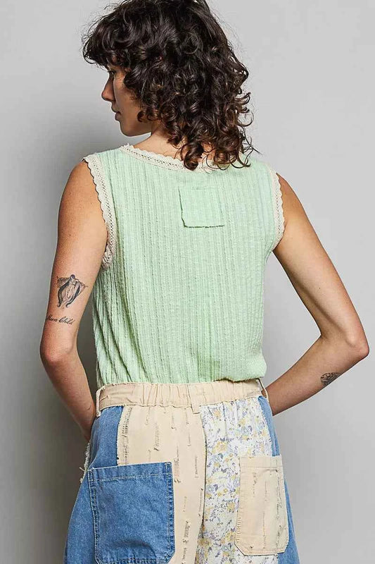 Ribbed Round Neck Tank with Lace Trim c79b0677-9159-4013-8e95-f270c56db81b-Max-Origin