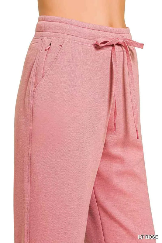 Drawstring Scuba Joggers with Pockets c7ab3170b93240bc9d759b6c6eb8b377-Max-Origin