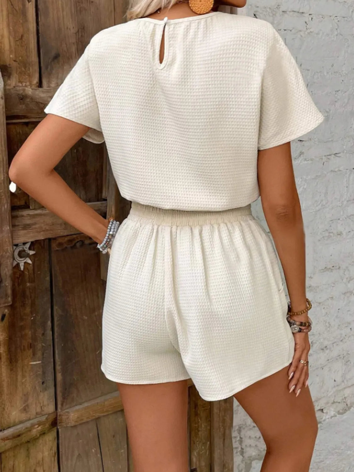 Round Neck Short Sleeve Top and Shorts Set c7bc7811-2426-4f1c-8618-9ad71591d9d6-Max-Origin