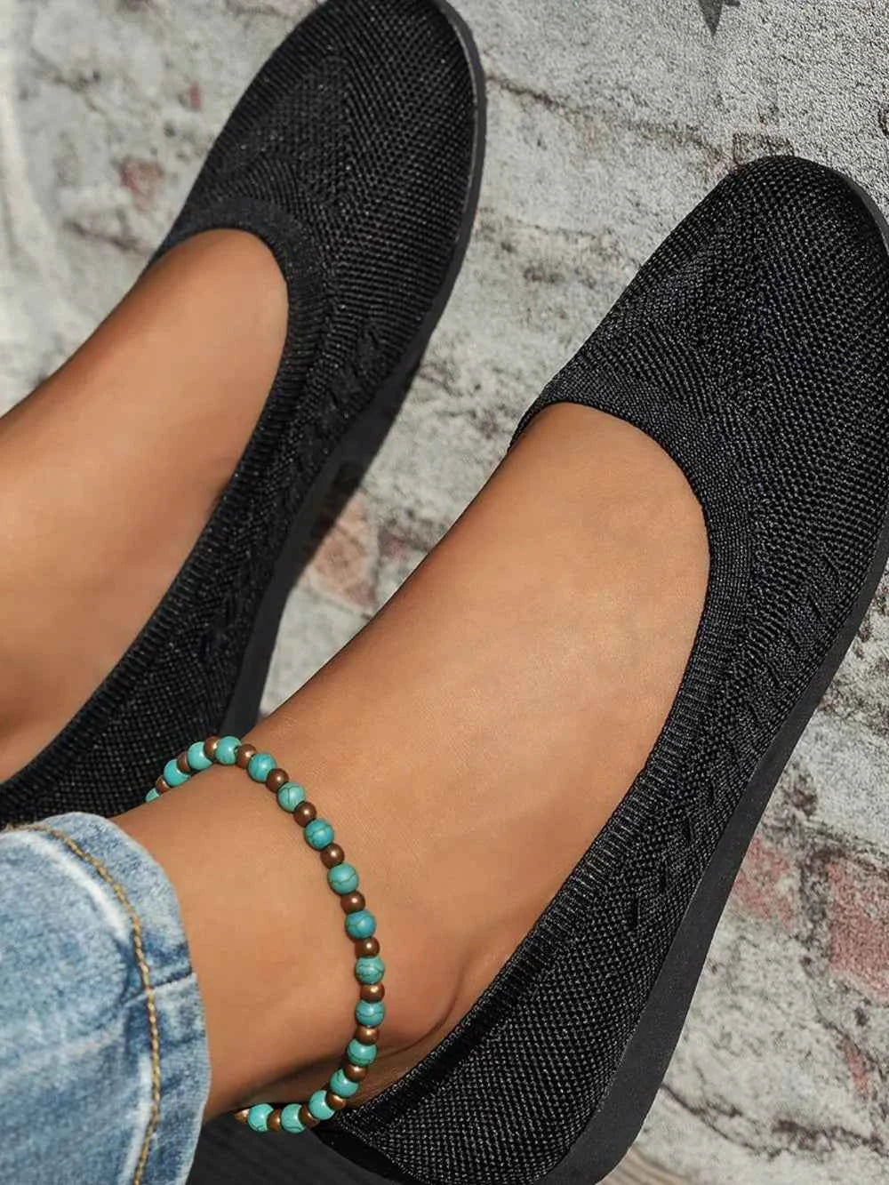 Round Toe Flat Slip-Ons c7d918a4-21b5-40af-98ad-699f05046d43-Max