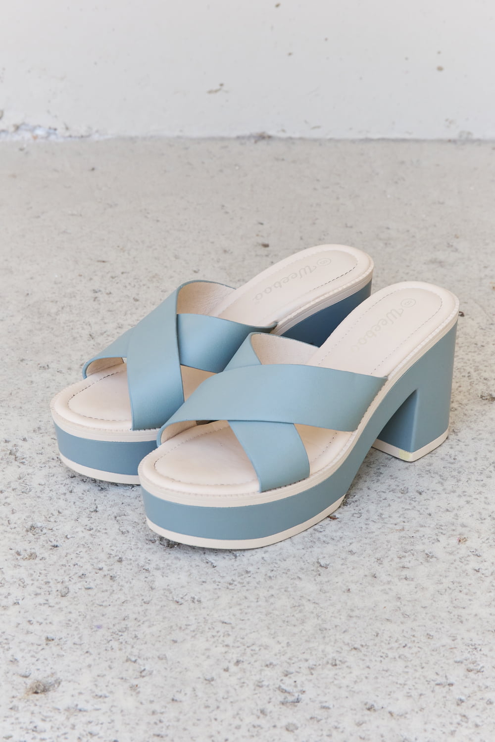 Weeboo Cherish The Moments Contrast Platform Sandals in Misty Blue c7db2e34d149410ba588bc2746581dd6-Max