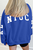 Dark Blue KY KENTUCKY Printed Mock Neck Sweatshirt c7dc4720500e43ea