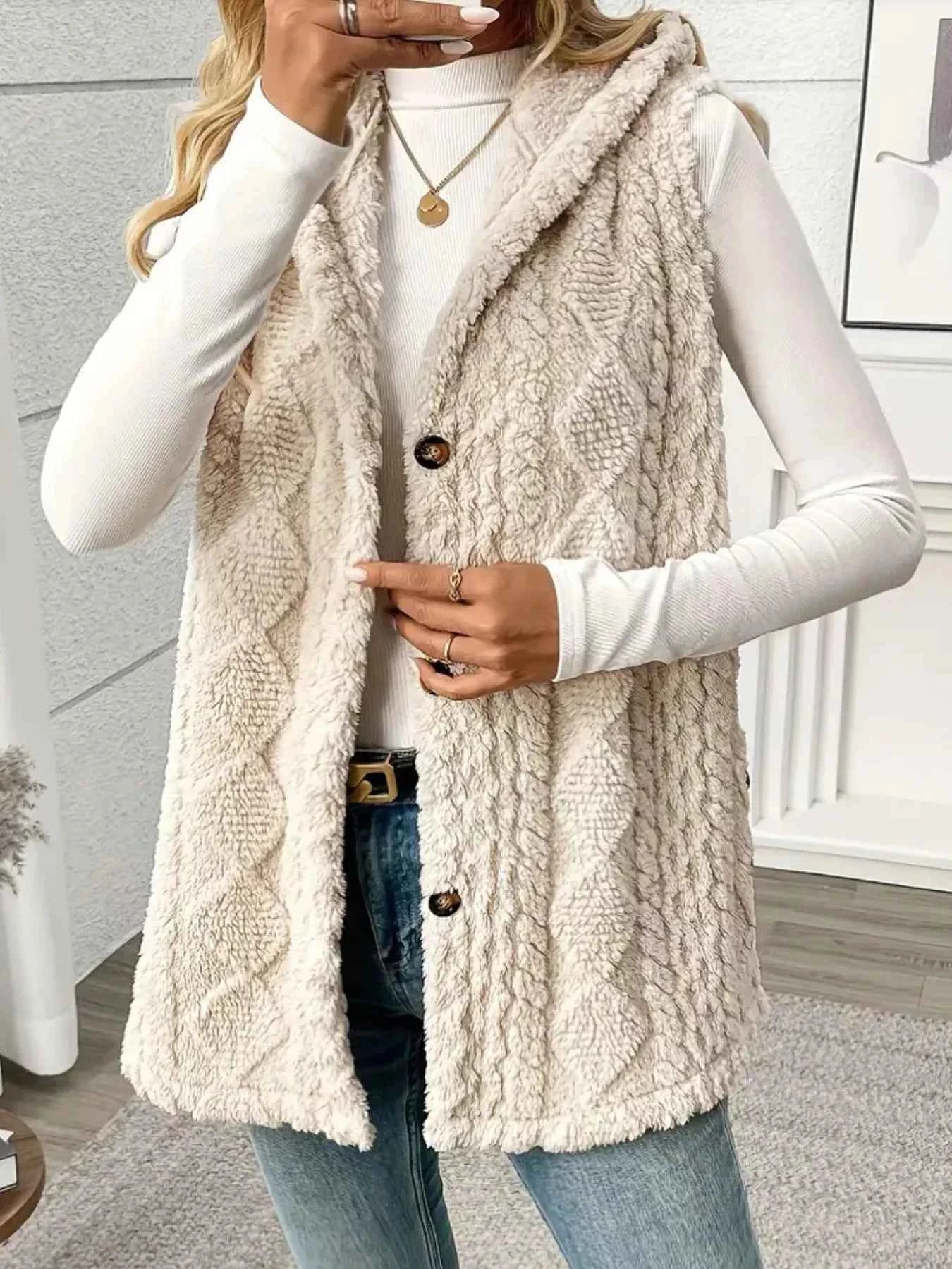 Button-Down Sherpa Hooded Vest Coat c7e4a5e2-695d-415c-a8bf-9e6edbe867c2-Max-Origin